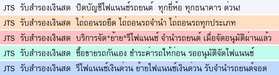 รับจัดไฟแนนซ์